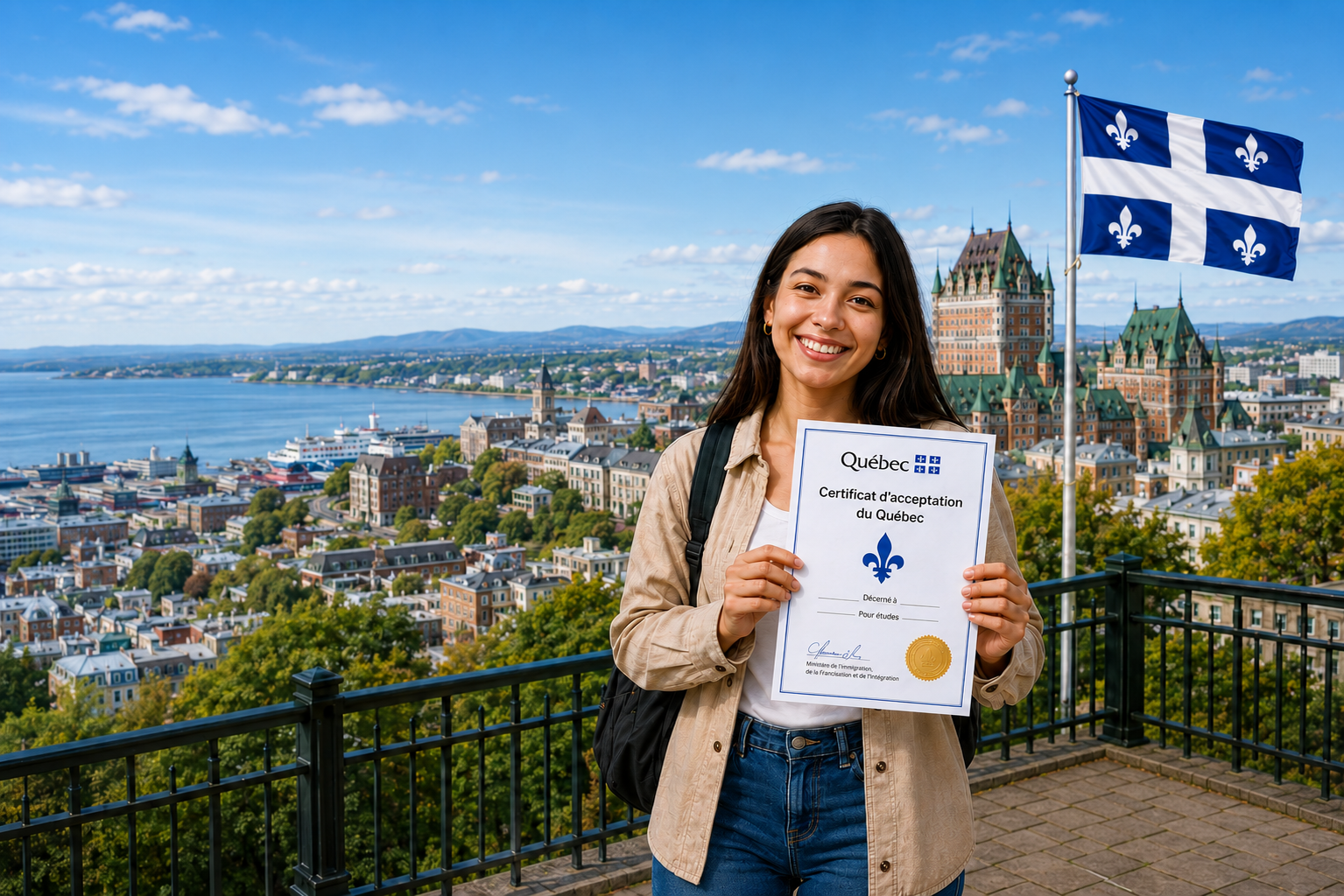 Certificat d'Acceptation du Québec